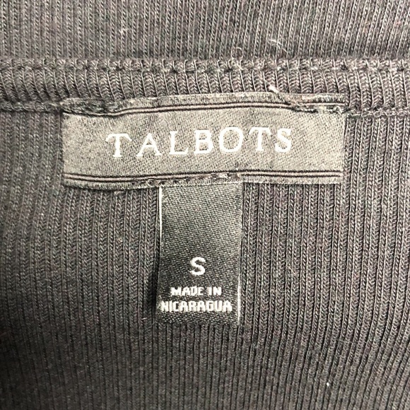 Talbots Black Sleeveless Cowl Neckline Top - Picture 8 of 9